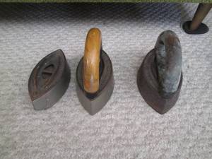 3 Colebrookdale Co. irons...