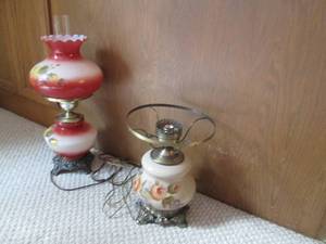 2 vintage lamps as shown in photos...