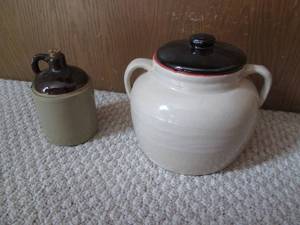 2 stoneware item...