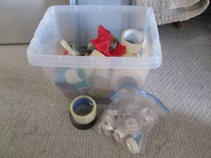 Tape lot variety of types and sizes...