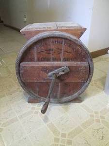 Wooden butter churn...