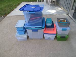 Storage Totes with covers