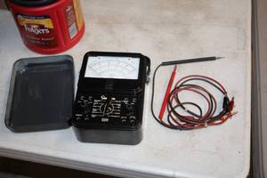 lot 63 image: Simpson Volt-Ohm Milliameter with Extra Cables