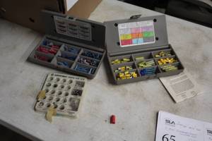 lot 65 image: Lot of (3) Assorted ElectronicWiring Connector Kits, Assortment Parts for VCR, Bek-Tech Computer Test Tools Kit 400, Bek-Tech GM Terminals Replacements for Computers & Sensors