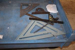 lot 90 image: Lot of (5) Assorted Carpenter Squares