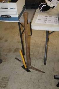 lot 94 image: Large Pick Axe, Small Pick Axe