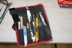 lot 116 image: Replacement Saw Blades with Pouch