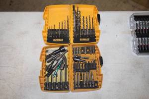 lot 134 image: Lot of (2) DeWalt DrillDriver Bit Sets