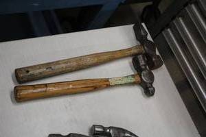 lot 145 image: Ball Peen Hammer and Mason Hammer