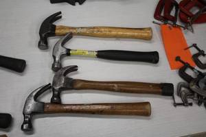 lot 147 image: Lot of (4) Claw Hammers