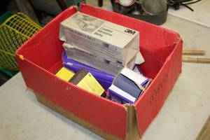 lot 169 image: Lot of (1 Box) Assorted Sanding Belts