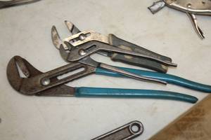 lot 210 image: Lot of (3) Assorted Channel Lock Wrenches