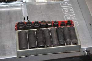lot 235 image: Lot of (2) 38 Impact Socket Sets - Standard and Deep Well