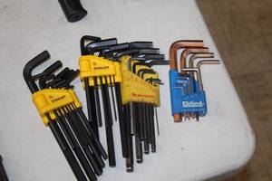 lot 237 image: Lot of (4) Hex Head Wrench Sets - ASE and Metric