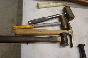 lot 256 image: Lot of (4) Brass Head Hammers