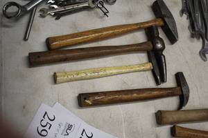 lot 258 image: Lot of (4) Assorted Hammers