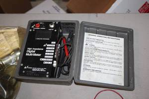 lot 298 image: High Impedence Digital Multi-Meter
