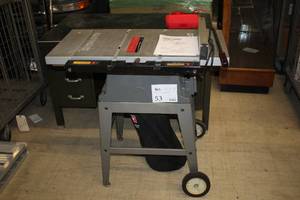 lot 53 image: Craftsman 10 Table Saw 137.248840