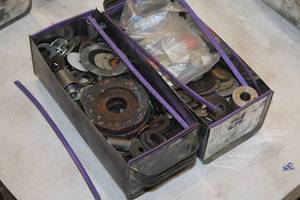 lot 331 image: Lot of (2 Bins) Hardware - Washers, Spacers