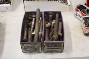 lot 341 image: Lot of (2 Bins) Hardware - Assorted Bolts