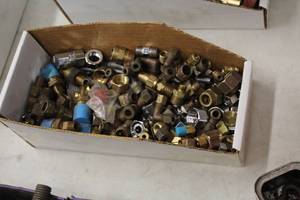 lot 342 image: Lot of (1 Box) Assorted Fittings and Connectors