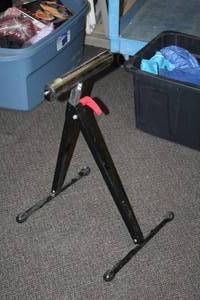 lot 24 image: Tool Shop Adjustable Material Roller Stand