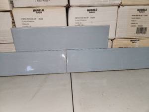 Veina ash blue subway tile