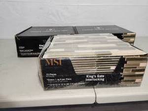 45 sheets kings gate interlocking mosiac tile