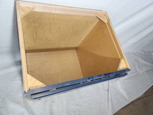 27 blue vanity cabinet