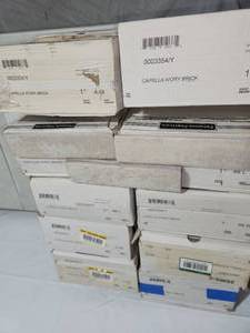 21 boxes Cappella ivory brick porcelain tile