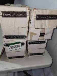 4 boxes Capella ivory 5x10 porcelain tile