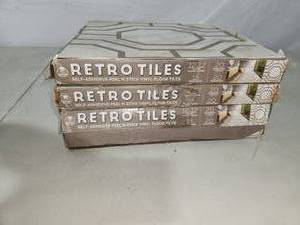 4 boxes peel and stick Vinyl tile flooring