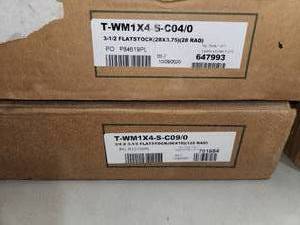 3 rolls flex flat stock moulding