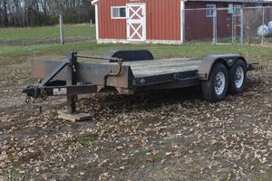 16 TANDEM AXLE EQUIPMENT TRAILER