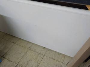8ft White Table -collapsible...