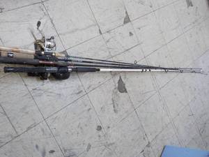 5 Fishing Rods and Reels...