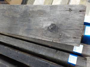 118 x 1 12 x 9 12 Floor Board (this board does have nails in it) - All wood has been stored indoors for 10 years, is from a floor in a building by the U of Mn, and is over 100 years old. Come and Inspect- would be beautiful after planning