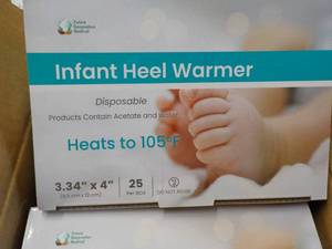4 boxes x 25 each Infant Heel Warmers- many other uses