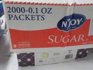 2000 ct NJOY Sugar Packets...