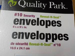 Quality Park 500 ct #10 Security Envelopes