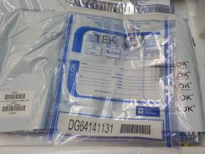 2 x 100 ct Control Tek Clear Security Bags 9 x 12