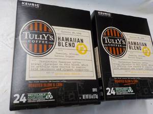 2 x 24 Kcup Tullys Hawaiian Blend Coffee