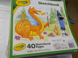 30 x 40 page Crayola Sketchbooks...