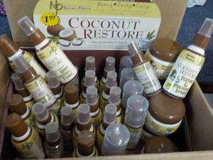 37 pc Coconut Restore 6 Different Sample Products