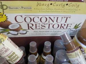 37 pc Coconut Restore 6 Different Sample Products