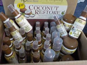 37 pc Coconut Restore 6 Different Sample Products