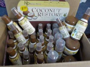 37 pc Coconut Restore 6 Different Sample Products