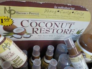 37 pc Coconut Restore 6 Different Sample Products