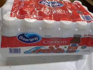 24 pack Ocean Spray Cranberry Juice