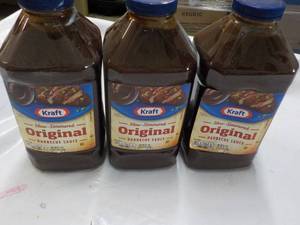 3x 5lb 2.5 oz Jugs Kraft Original Barbecue Sauce